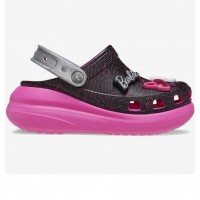 Женские кроксы Сабо Crocs Classic Crush Barbie Black