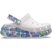 Жіночі крокси Сабо Classic Crush Butterfly Clog White