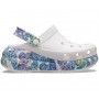 Жіночі крокси Сабо Classic Crush Butterfly Clog White
