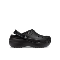 Женские зимние кроксы Классические Сабо Classic Platform Lined Black