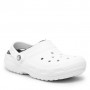 Зимові утепленні Крокси Сабо Crocs Classic Lined White