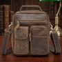 Сумка мужская Crazy horse Vintage 14692 Коричневая