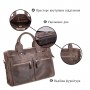 Сумка для ноутбука SHVIGEL 11020 Коричневая