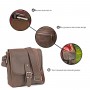 Сумка SHVIGEL 00890 из винтажной кожи Коричневая
