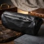 Оригінальна сумка через плече з натуральної шкіри GRANDE PELLE 11649 Чорна