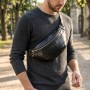 Поясная сумка GRANDE PELLE 11140 Черная