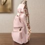 Жіноча слінг сумка через плече з екошкіри Vintage 22750 Рожевий