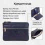 Жіноча кредитниця Tony Perotti натуральна шкіра Topkapi 3461 navy (90502) Темно-синя