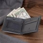 Чоловіче горизонтальне портмоне Tony Perotti з натуральної шкіри RFID захистом 3538+rfid nero (90371) Чорне