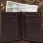 Чоловіче вертикальне портмоне Tony Perotti Italico 1153 moro (90650) Коричневе