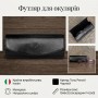 Футляр для окулярів Tony Perotti Italico з натуральної шкіри 1290 (90446) Чорний
