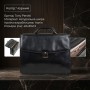 Чоловічий діловий портфель Tony Perotti натуральна шкіра Italico 8008/40 (90375) Чорний