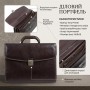 Чоловічий діловий портфель Tony Perotti 8009/42 moro (90378) Коричневий