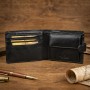 Чоловіче портмоне Tony Perotti Italico з натуральної шкіри 396 nero (90112) Чорне