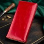 Гаманець жіночий з гладкою екокожі KIVI 19072 Яскраво-рожевий