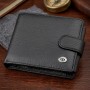 Чоловічий гаманець ST Leather 18334 (ST102) натуральна шкіра Чорний