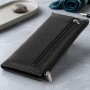 Горизонтальний тонкий гаманець зі шкіри унісекс ST Leather 19324 Чорний