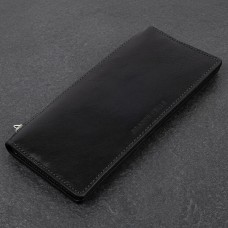 Оригінальне шкіряне портмоне унісекс GRANDE PELLE 11513 Чорний