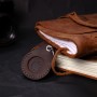 Надійний брелок-тримач для Apple AirTag із вінтажної шкіри GRANDE PELLE 11615 Коричневий