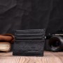Стильний кард-кейс із натуральної шкіри ST Leather 22447 Чорний