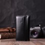Практична ключниця із натуральної шкіри ST Leather 22483 Чорний
