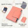 Гаманець з натуральної шкіри для жінок з цікавою монетницею ST Leather 19447 Помаранчевий