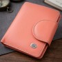 Стильний шкіряний гаманець з монетницею зовні ST Leather 19458 Помаранчевий