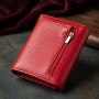 Яскравий жіночий гаманець з монетницею з натуральної шкіри ST Leather 19493 Червоний
