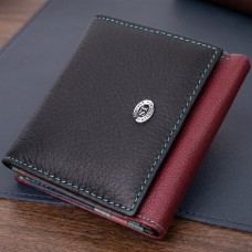 Стильный женский кошелек с оригинальной монетницей из натуральной кожи ST Leather 19510 Разноцветный