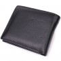 Стильний чоловічий гаманець із натуральної шкіри ST Leather 22457 Чорний