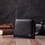 Стильний чоловічий гаманець із натуральної шкіри ST Leather 22457 Чорний
