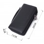 Чоловічий шкіряний клатч для карток купюр та документів ST Leather 22684 Чорний