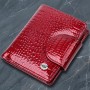 Лакований гаманець для жінок середнього розміру ST Leather 22685 Червоний