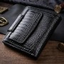 Гаманець для жінок середнього розміру з натуральної шкіри ST Leather 22686 Чорний