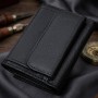 Невелике жіноче портмоне з монетницею з натуральної шкіри ST Leather 22730 Чорний