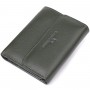 Стильний гаманець середнього розміру із натуральної шкіри ST Leather 23075 Зелений