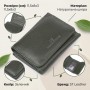 Маленький гаманець зручного формату із натуральної шкіри ST Leather 23076 Зелений