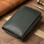 Маленький гаманець зручного формату із натуральної шкіри ST Leather 23076 Зелений