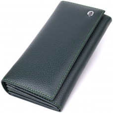 Модный кошелек для женщин из натуральной кожи ST Leather 23099 Зеленый