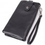 Жіночий шкіряний гаманець-клатч із відділенням під телефон ST Leather 23101 Чорний
