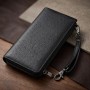 Практичний шкіряний гаманець на три відділення ST Leather 23111 Чорний