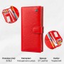 Жіночий гаманець з монетницьою на клямці ST Leather 18957 Червоний
