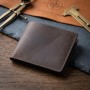 Класичне портмоне унісекс на магніті GRANDE PELLE 11208 Коричнева