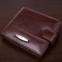 Кошелек горизонтальный мужской флотар кожаный TAILIAN 19009 Коричневый