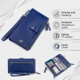Гаманець жіночий ST Leather 18416 (ST420) з ременем на зап'ястя Синій