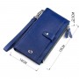Гаманець жіночий ST Leather 18416 (ST420) з ременем на зап'ястя Синій