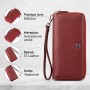 Багатофункціональний гаманець-клатч для жінок ST Leather 18868 Червоний