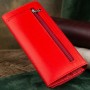 Яркий женский кошелек на кнопке ST Leather 18954 Красный