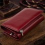 Горизонтальне портмоне зі шкіри жіноче на магніті ST Leather 19333 Бордове