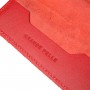 Яскрава обкладинка на паспорт з натуральної шкіри GRANDE PELLE 11484 Червоний